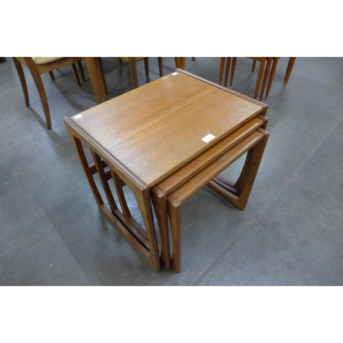 18 - A G-Plan Quadrille teak nest of tables