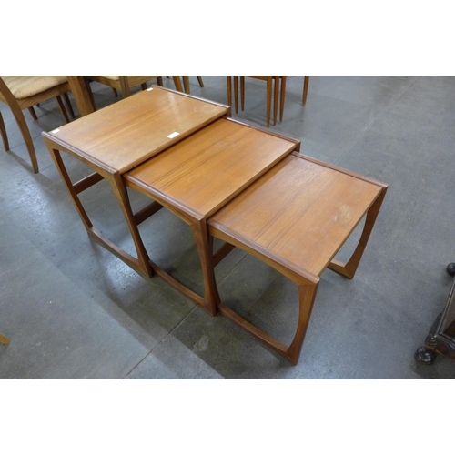 18 - A G-Plan Quadrille teak nest of tables