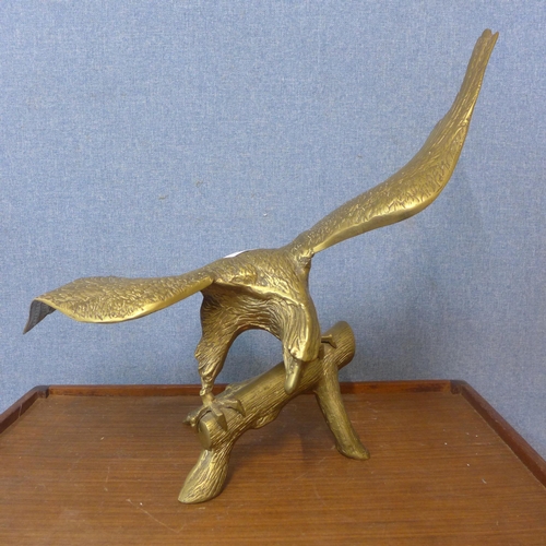 351 - A brass figure of an eagle