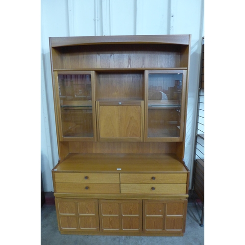 48 - A Nathan teak wall unit