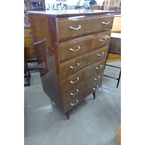 51 - A Meredew tola wood chest of drawers