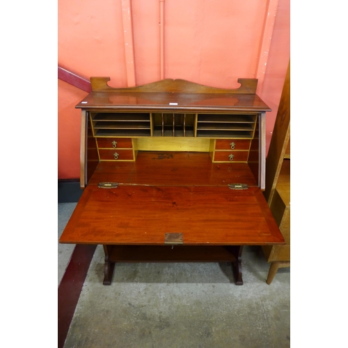 71 - An Arts and Crafts mahogany bureau