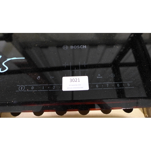 3021 - Bosch Series 6 Black 5 Zone Induction Hob (Model no: PIV851FB1E) (H51xW802xD522)  Original RRP £707.... 