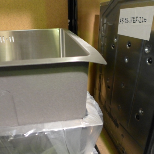 3030 - Four Stainless Steel 1.0 Bowl Sinks   * This lot is subject to vat