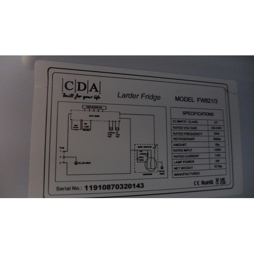 3036 - CDA  Integrated Tower Fridge (Model no: FW821) (H1780xW540xD545)  Original RRP £435.83 inc. vat  * T... 