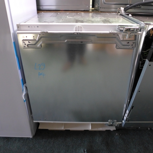 3039 - Bosch Built-under Fridge with Freezer Section (Model no: KUR15AFF0G) (H820xW598xD548) Original RRP £... 