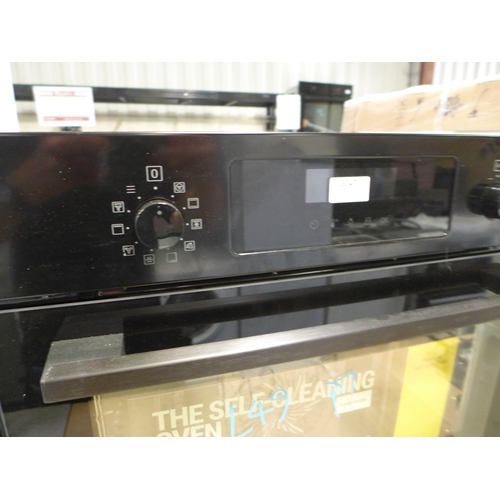 3047 - Zanussi Series 60 Black Integrated Pyrolytic Single Oven (Model No: ZOPNX6KN) (H594xW594xD568) Origi... 