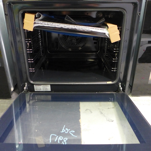 3049 - Viceroy Black Single Oven with EcoSteam (Model no: WROV60BK) (H595xW595xD547) Original RRP £315.84 i... 