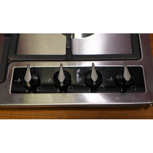 3060 - CDA Gas 4 Burner Hob (Damaged) (Model no: HG6351SS) (H43xW580xD500) Original RRP £208.34 inc. vat  *... 