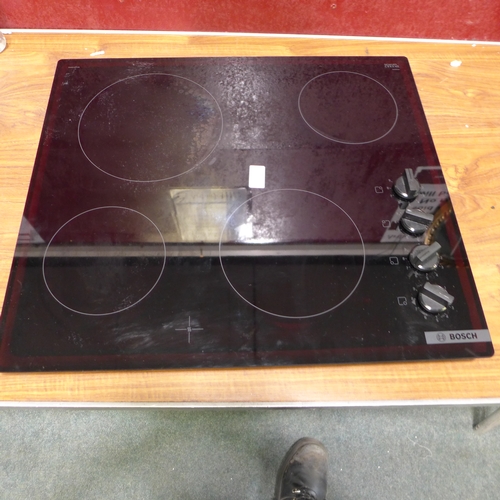 3071 - Bosch Series 2 Ceramic 4 Zone Electric Hob (Model No: PKE611CA3E) (H46xW592xD522), original RRP £349... 