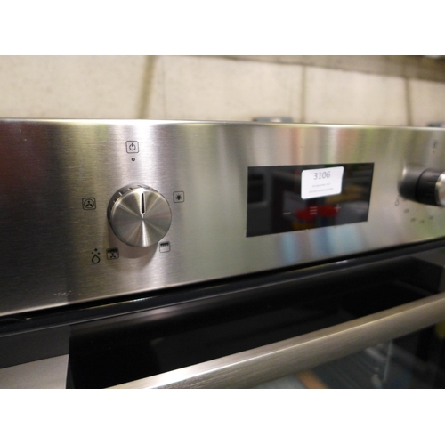 3106 - Viceroy Stainless Steel Single Oven with Eco Steam (Model No: WROV60SS) (H595XW595XD547) * This lot ... 