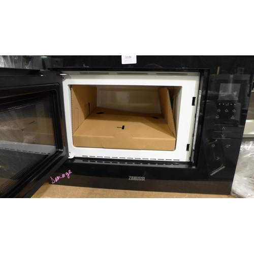 3108 - Zanussi Wall Microwave (H459xW594xD404) - model:- ZMBN4SK, original RRP £315.84 inc. VAT * This lot ... 