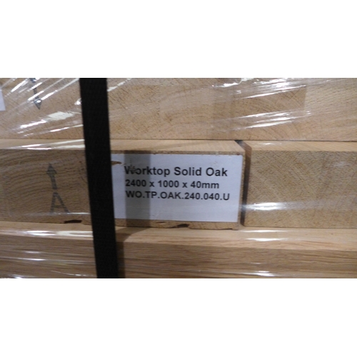 3251 - Pallet Of Solid Oak Off Cuts * This lot is subject to VAT