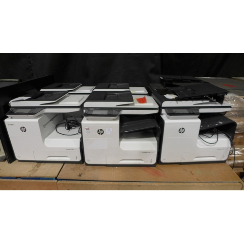 3256 - Six HP Pagewide Pro MFP 447dw printers * This lot is subject to VAT