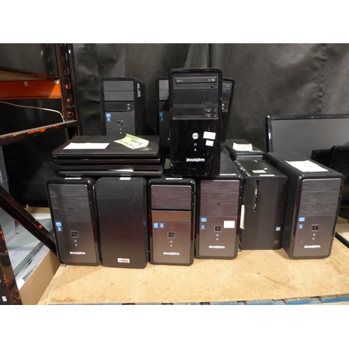 3258 - Quantity of laptops and computer towers - No Hard drives - * This lot is subject to VAT