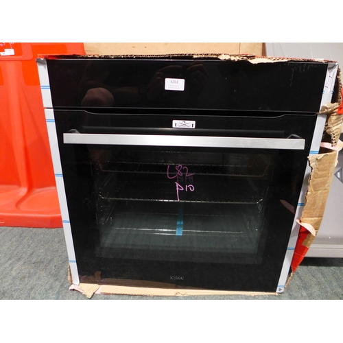 3261 - CDA Steam Clean Single Oven (H595xW595xD570) - model:- SL400SS, original RRP £412.5 inc. VAT * This ... 