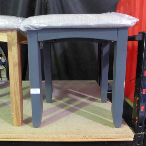 3272 - Grey Painted Dressing Stool, original RRP £100 inc. VAT * This lot is subject to VAT