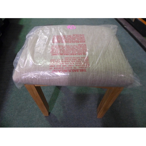 3273 - Oak Framed Dressing Stool, original RRP £100 inc. VAT * This lot is subject to VAT