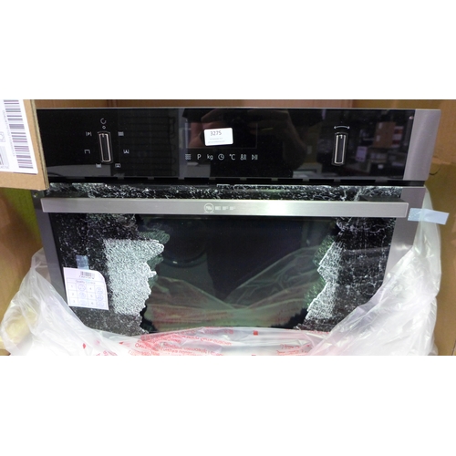 3275 - Neff H N50 Compact Combi Microwave Oven - Broken Door -  454xW596xD548, Model no -C1AMG84N0B, Origin... 