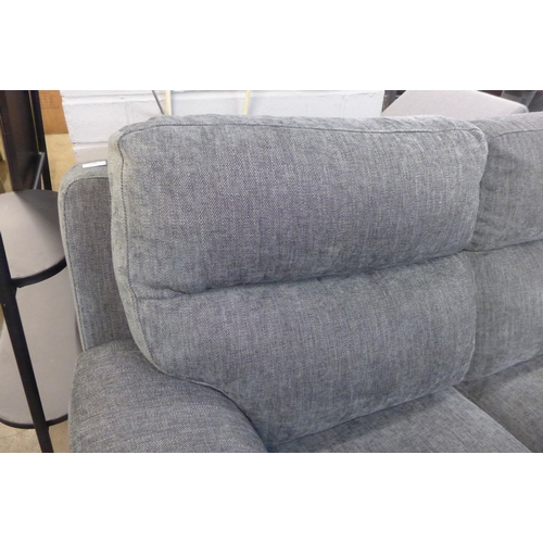 1406 - Grace Charcoal Fabric Power Reclining 2 Seater Sofa RRP £1,049.98 + VAT  (4181 -29)  * This lot is s... 