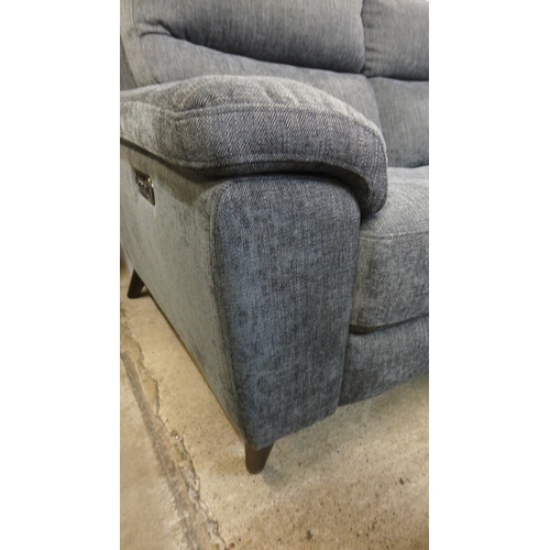 1406 - Grace Charcoal Fabric Power Reclining 2 Seater Sofa RRP £1,049.98 + VAT  (4181 -29)  * This lot is s... 