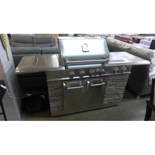 1412 - A Kirkland Signature Seven-Burner Island BBQ, original RRP £1666.66 + VAT - minor damage (4181 -25) ... 