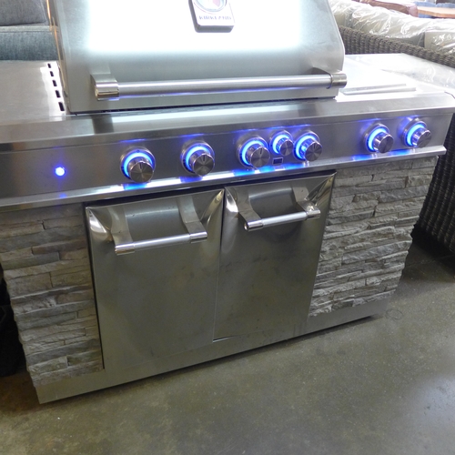 1412 - A Kirkland Signature Seven-Burner Island BBQ, original RRP £1666.66 + VAT - minor damage (4181 -25) ... 