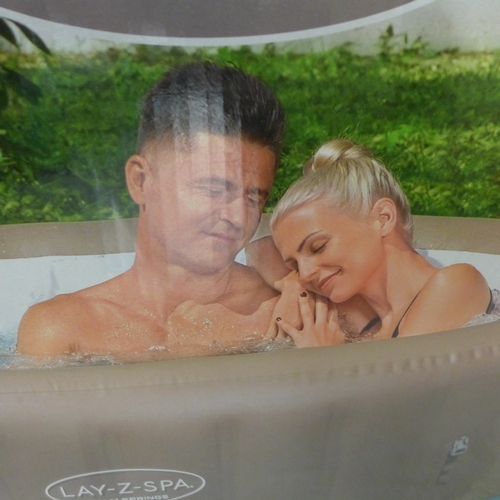 1501 - Lay-Z-Spa inflatable hot tub with cover, original RRP £333.32 + VAT (4179-14) *This lot is subject t... 