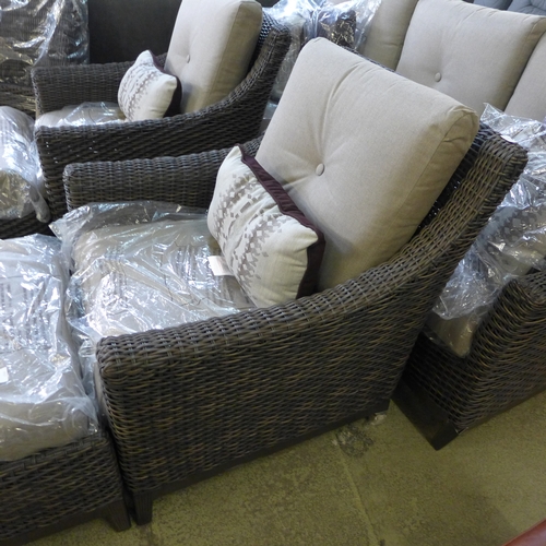 1517 - Agio Mckenzy  5 piece woven deep seating set, original RRP £1999.99 + VAT (4179-3) *This lot is subj... 