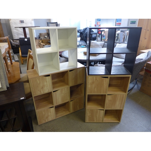 1541 - Four assorted shelving and drawer units