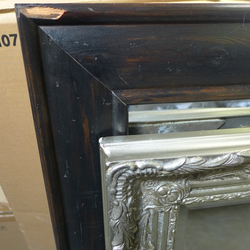 1603 - Three assorted framed mirrors