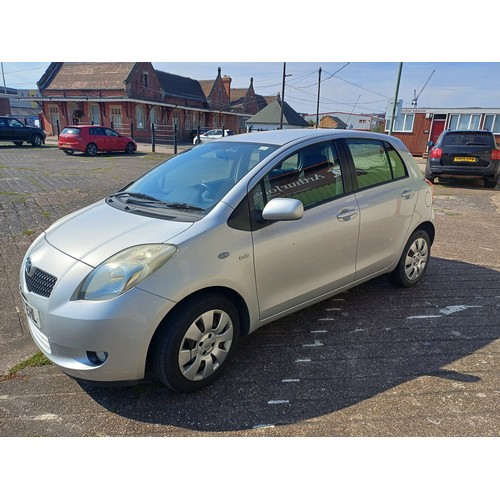 2471 - Toyota Yaris '57 plate D-4D, 1.4 litre diesel car, T3, 5 doors, metallic silver. 
102,370 miles. MOT... 