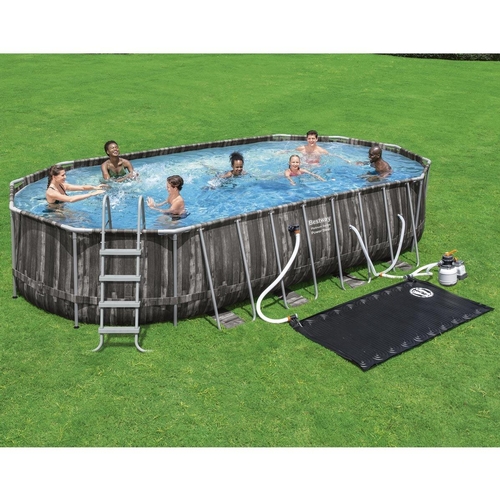 1507 - Bestway 22ft oval pool, original RRP £624.91 + VAT (4179-7) - contents not checked or tested *This l... 