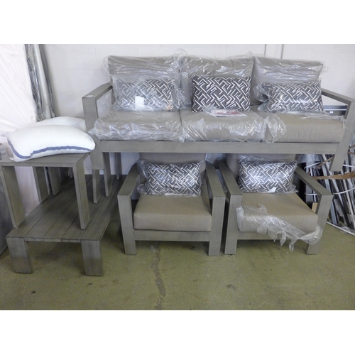 1520 - An Atleisure Brookview Six Piece Patio Set, original RRP £1249.99 + VAT - unused, has some damage  (... 