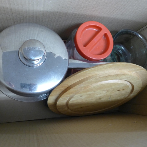 2347 - 2 boxes of assorted kitchen ware