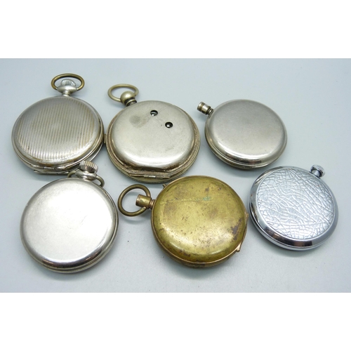 1038 - Six pocket watches, a/f