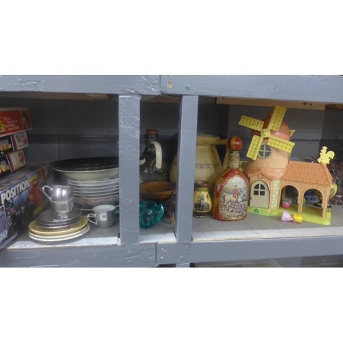 1080 - A collection of assorted china and glassware and an ELC Windmill **PLEASE NOTE THIS LOT IS NOT ELIGI... 