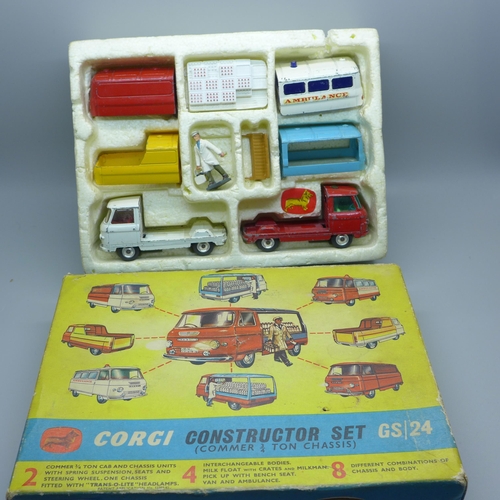 638 - A Corgi Toys Constructor set GS/24, boxed