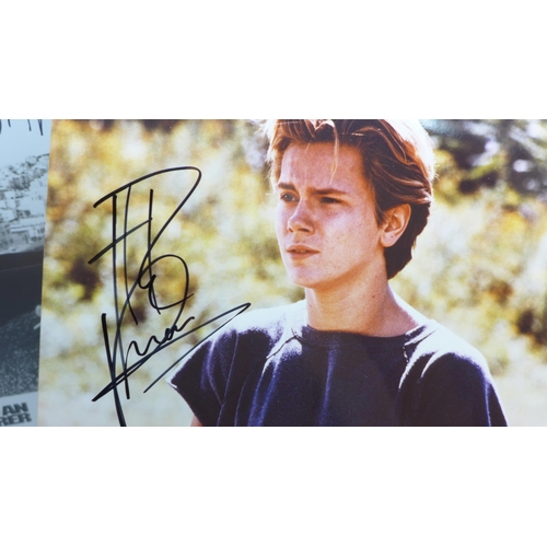 641 - Autographs - Mike Myers and River Phoenix signed photos