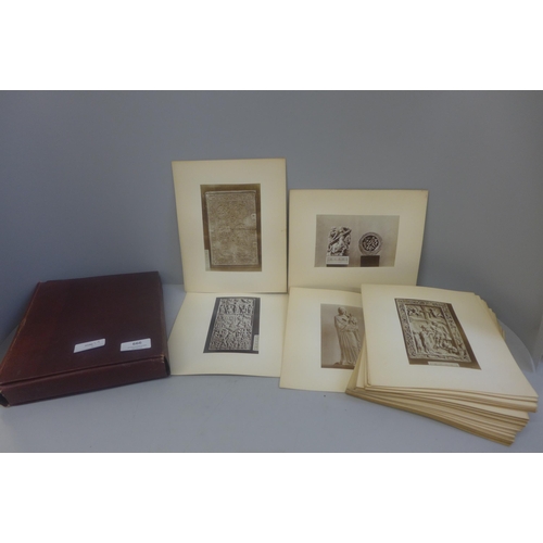 666 - A collection of ecclesiastical museum albumen prints