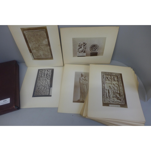 666 - A collection of ecclesiastical museum albumen prints