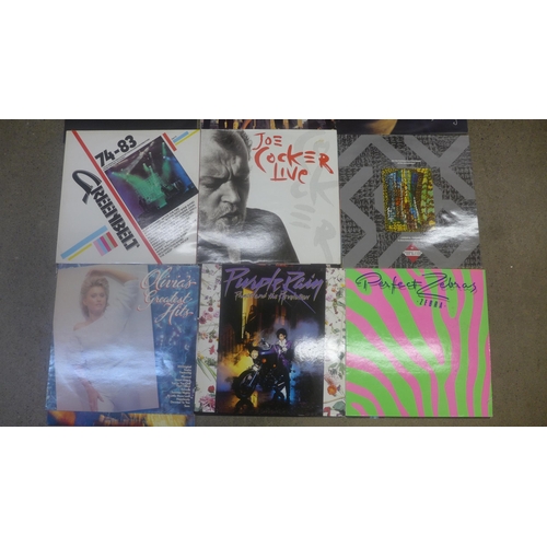 682 - Fifteen 1980s and 1990s LP records