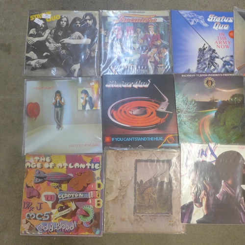 687 - Twelve LPs, mostly prog rock