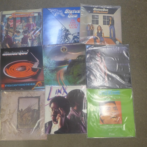 687 - Twelve LPs, mostly prog rock