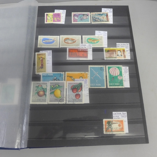 730 - Stamps;-album of Vietnam stamps and postal history