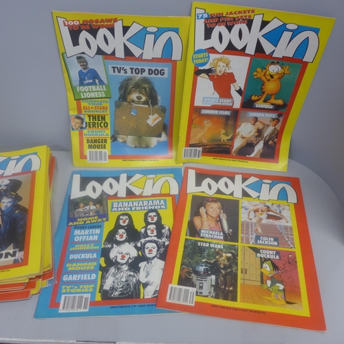 731 - Look In magazines, 1980s, some with free gifts (33)