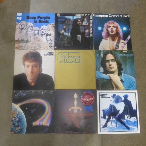 741 - Twelve LP records, prog rock, etc.