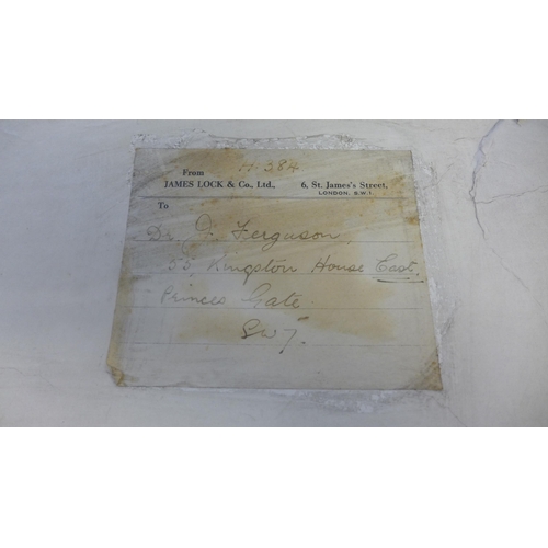 762 - Two bowler hats, one by Lincoln Bennett