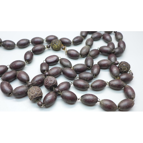 845 - A monk's wooden rosary