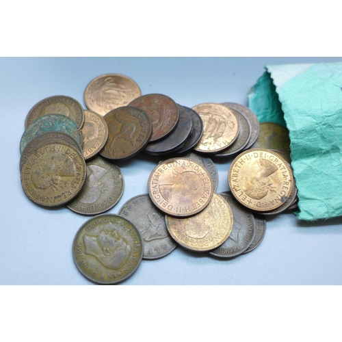 846 - A collection of coins including commemorative crowns